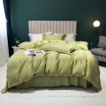Solid bamboo bedding sheet